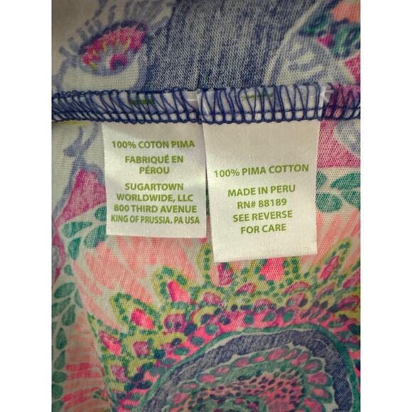 Lilly Pulitzer Bay Dress‎ Multicolor in Play That Trunky Music Size XS - Picture 10 of 11